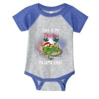 Dragon Lovers This Is My Christmas Pajama Great Gift Santa Dragon Meaningful Gif Infant Baby Jersey Bodysuit