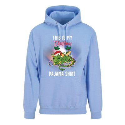 Dragon Lovers This Is My Christmas Pajama Great Gift Santa Dragon Meaningful Gif Unisex Surf Hoodie