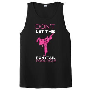 Dont Let The Ponytail Fool You Funny For Karate Girl PosiCharge Competitor Tank