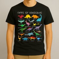 Dinosaur Lover Types Of Dinosaurs Different Dinosaurs T-Shirt