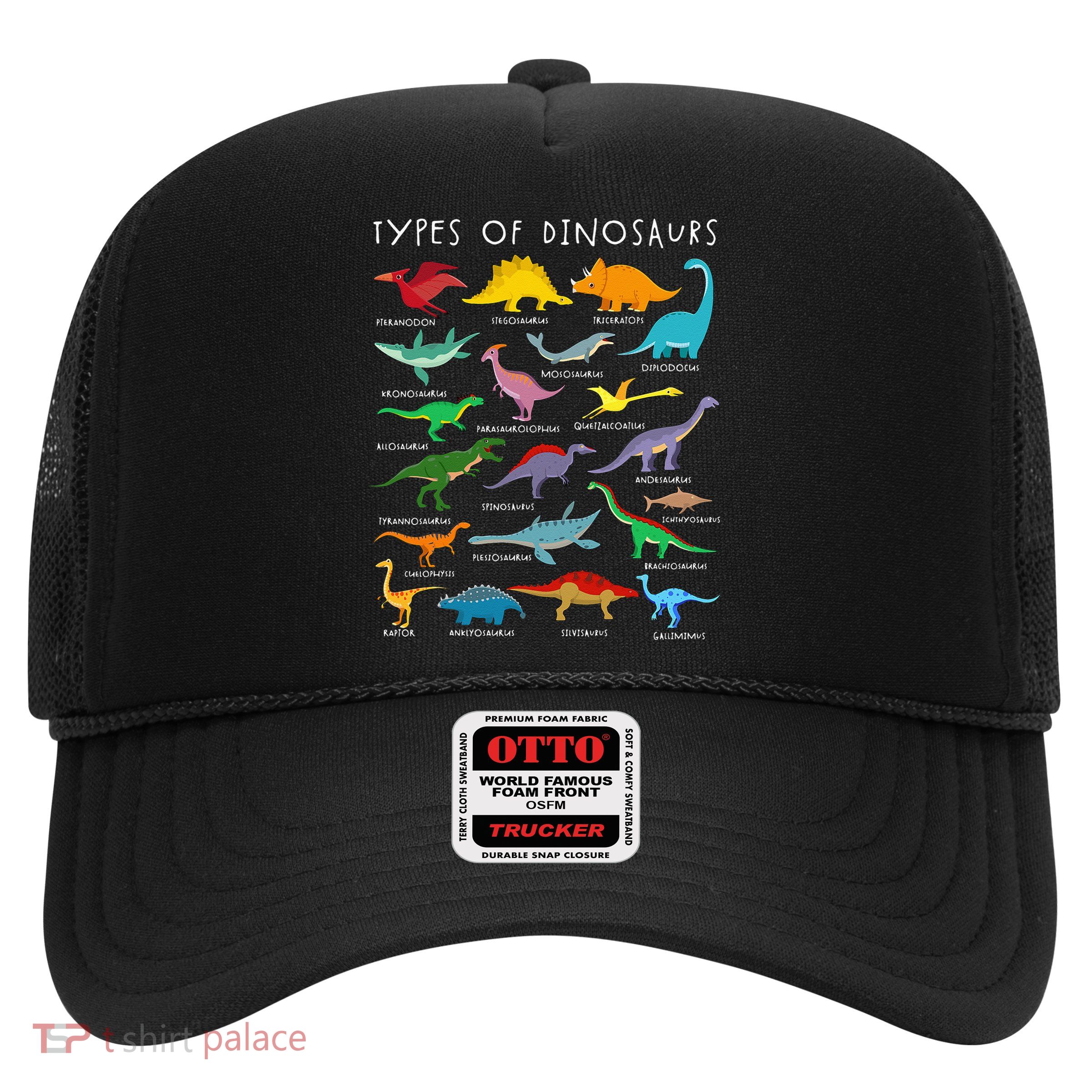 Dinosaur Lover Types Of Dinosaurs Different Dinosaurs Trucker Hat