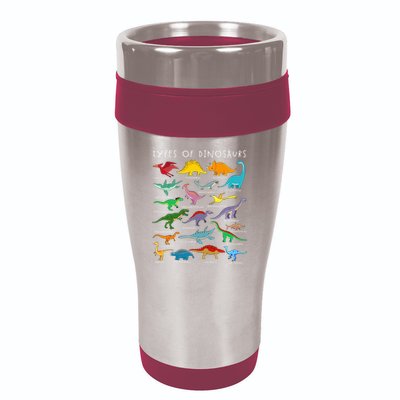 Dinosaur Lover Types Of Dinosaurs Different Dinosaurs 16oz Travel Tumbler