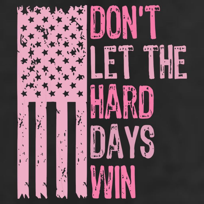 Dont Let The Hard Days Win Funny Inspirational Sayings Golf Towel