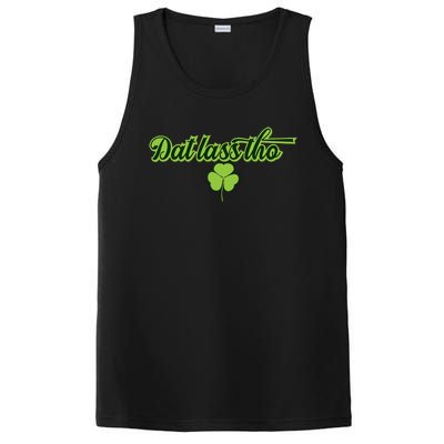 Dat Lass Tho Irish Shamrock Funny St. Patrick's Day Gift PosiCharge Competitor Tank