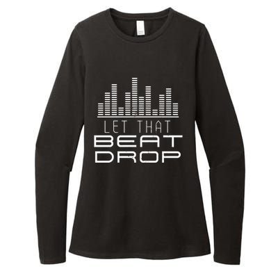 Dj Let That Beat Drop Light Up Equipt Digital Turntable Meaningful Gift Womens CVC Long Sleeve Shirt