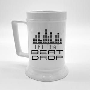 Dj Let That Beat Drop Light Up Equipt Digital Turntable Meaningful Gift Beer Stein