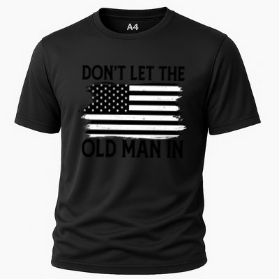 Dont Let The Old Man In Vintage American Flag Performance Shirt