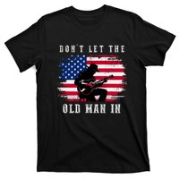 Dont Let The Old Man In Vintage American Flag T-Shirt