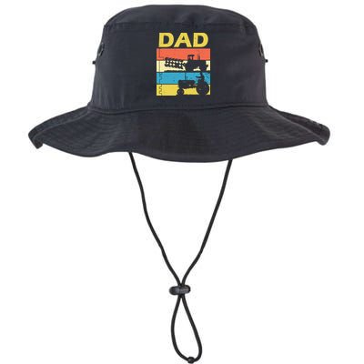 Dad Life Tractor Farmer Retro Tractor Bucket Hat