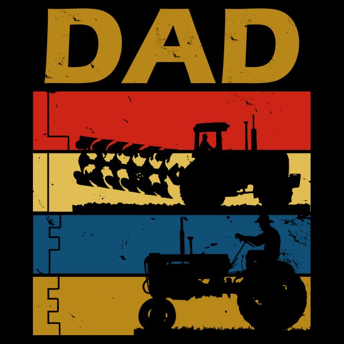 Dad Life Tractor Farmer Retro Tractor Mug