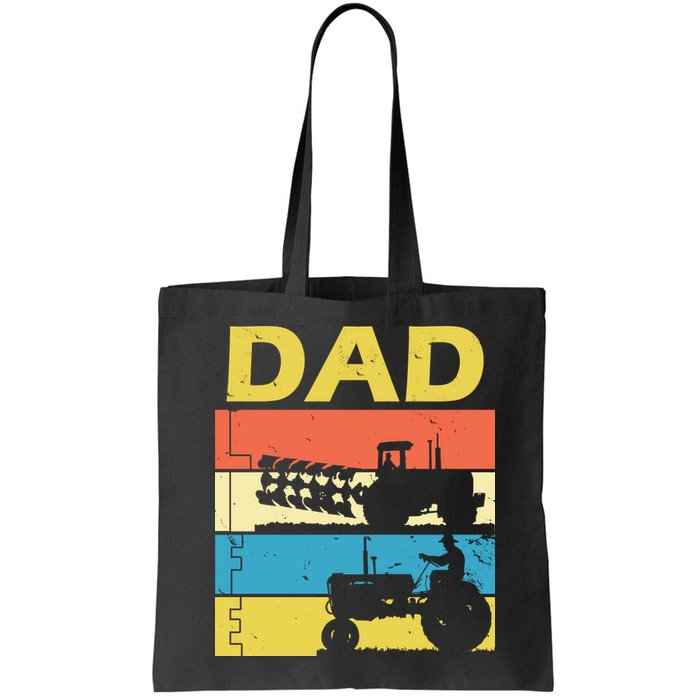 Dad Life Tractor Farmer Retro Tractor Bag