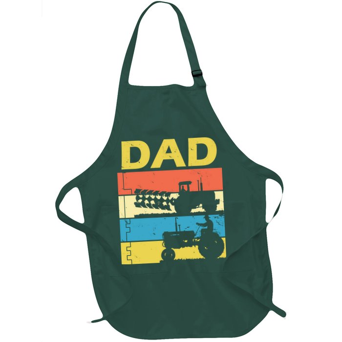 Dad Life Tractor Farmer Retro Tractor Apron