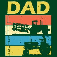 Dad Life Tractor Farmer Retro Tractor Apron
