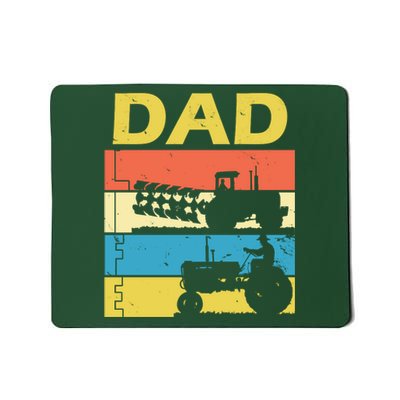 Dad Life Tractor Farmer Retro Tractor Mousepad