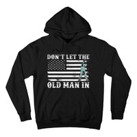 DonT Let The Old Man In Vintage American Flag Hoodie