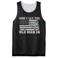 DonT Let The Old Man In Vintage American Flag Mesh Reversible Basketball Jersey Tank