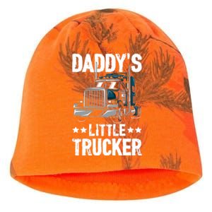 Daddy's Little Trucker Semi Truck Kati - Camo Knit Beanie