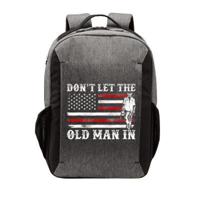 DonT Let The Old Man In Vintage American Flag Vector Backpack