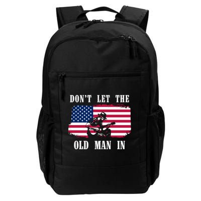 Dont Let The Old Man In Vintage American Flag Backpack
