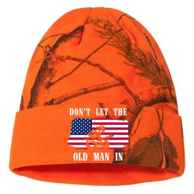 Dont Let The Old Man In Vintage American Flag Kati Licensed 12" Camo Beanie