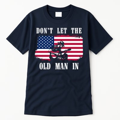 Dont Let The Old Man In Vintage American Flag Tall T-Shirt