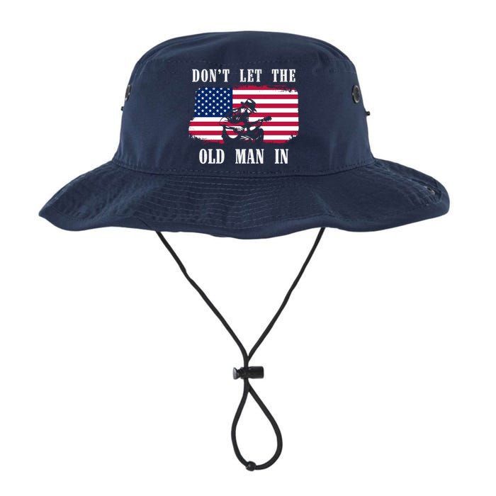 Dont Let The Old Man In Vintage American Flag Legacy Cool Fit Booney Bucket Hat