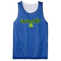 Dat Lass Tho Irish Shamrock Funny St Patrick's Day Gift Mesh Reversible Basketball Jersey Tank