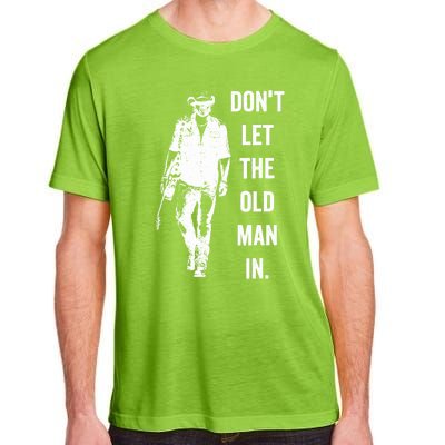 DonT Let The Old Man In Vintage Standing With A Guitar Adult ChromaSoft Performance T-Shirt