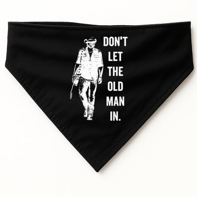 DonT Let The Old Man In Vintage Standing With A Guitar USA-Made Doggie Bandana