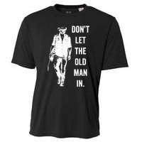 DonT Let The Old Man In Vintage Standing With A Guitar Cooling Performance Crew T-Shirt