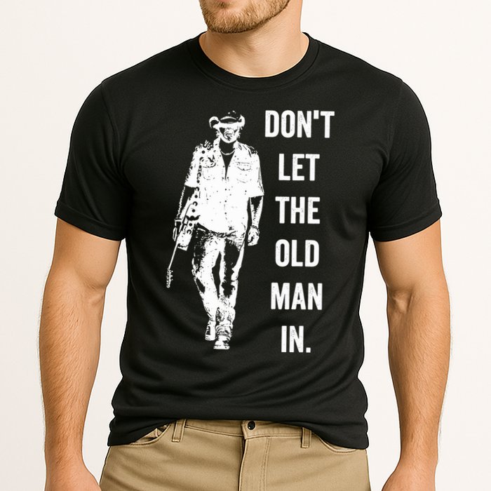 DonT Let The Old Man In Vintage Standing With A Guitar Performance Shirt