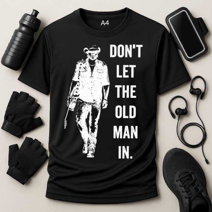 DonT Let The Old Man In Vintage Standing With A Guitar Performance Shirt