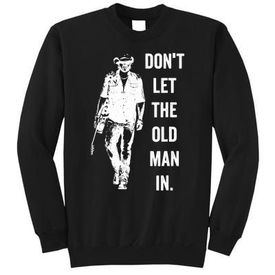 DonT Let The Old Man In Vintage Standing With A Guitar Sweatshirt