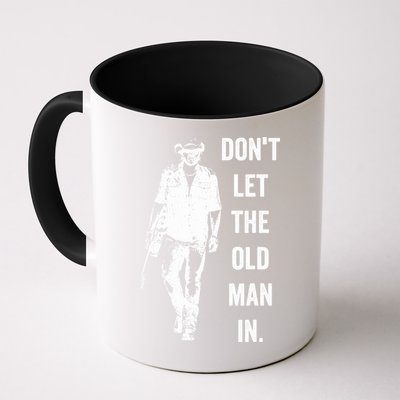 DonT Let The Old Man In Vintage Standing With A Guitar Mug