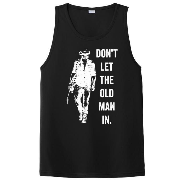 DonT Let The Old Man In Vintage Standing With A Guitar PosiCharge Competitor Tank