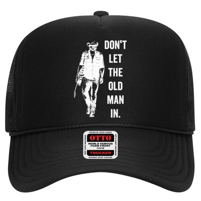 DonT Let The Old Man In Vintage Standing With A Guitar Trucker Hat