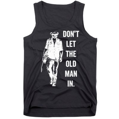 DonT Let The Old Man In Vintage Standing With A Guitar Tank Top