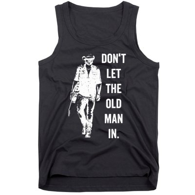 DonT Let The Old Man In Vintage Standing With A Guitar Tank Top