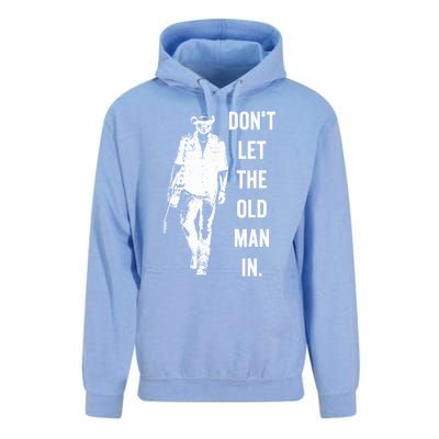 DonT Let The Old Man In Vintage Standing With A Guitar Unisex Surf Hoodie