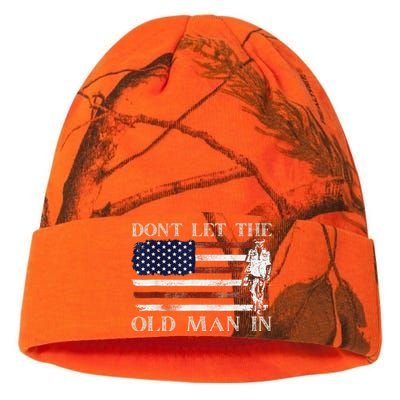 DonT Let The Old Man In Vintage American Flag Kati Licensed 12" Camo Beanie