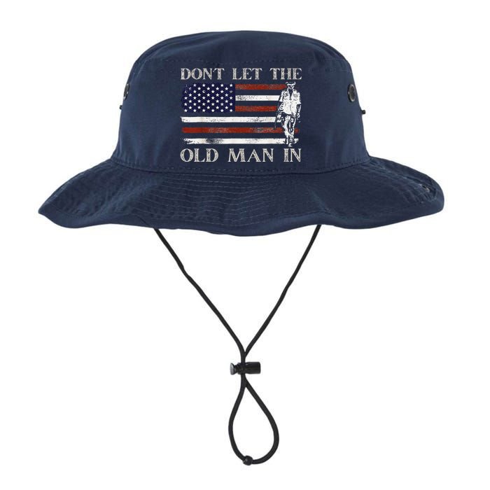 DonT Let The Old Man In Vintage American Flag Legacy Cool Fit Booney Bucket Hat