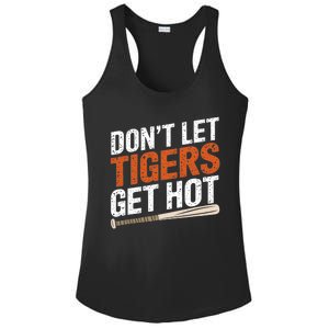 DonT Let Tiger Get Hot Ladies PosiCharge Competitor Racerback Tank