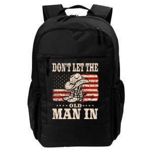 DonT Let The Old Man In American Flag Daily Commute Backpack