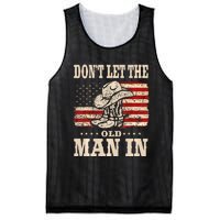 DonT Let The Old Man In American Flag Mesh Reversible Basketball Jersey Tank