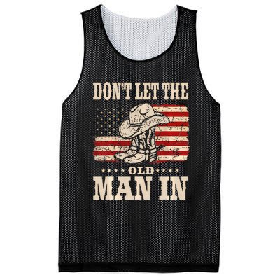 DonT Let The Old Man In American Flag Mesh Reversible Basketball Jersey Tank