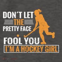 Don´T Let The Pretty Face Foll You I´M A Hockey Cool Gift Vector Backpack