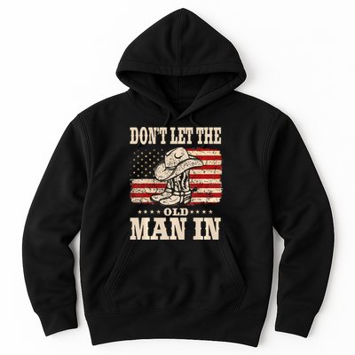 DonT Let The Old Man In American Flag Hoodie