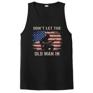 DonT Let The Old Man In Cowboy Us Flag PosiCharge Competitor Tank