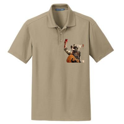 DonT Let The Old Man In Dry Zone Grid Polo