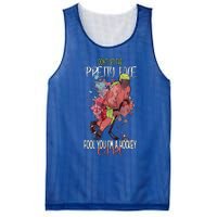 Dont Let The Pretty Face Fool You Im A Hockey Meaningful Gift Mesh Reversible Basketball Jersey Tank